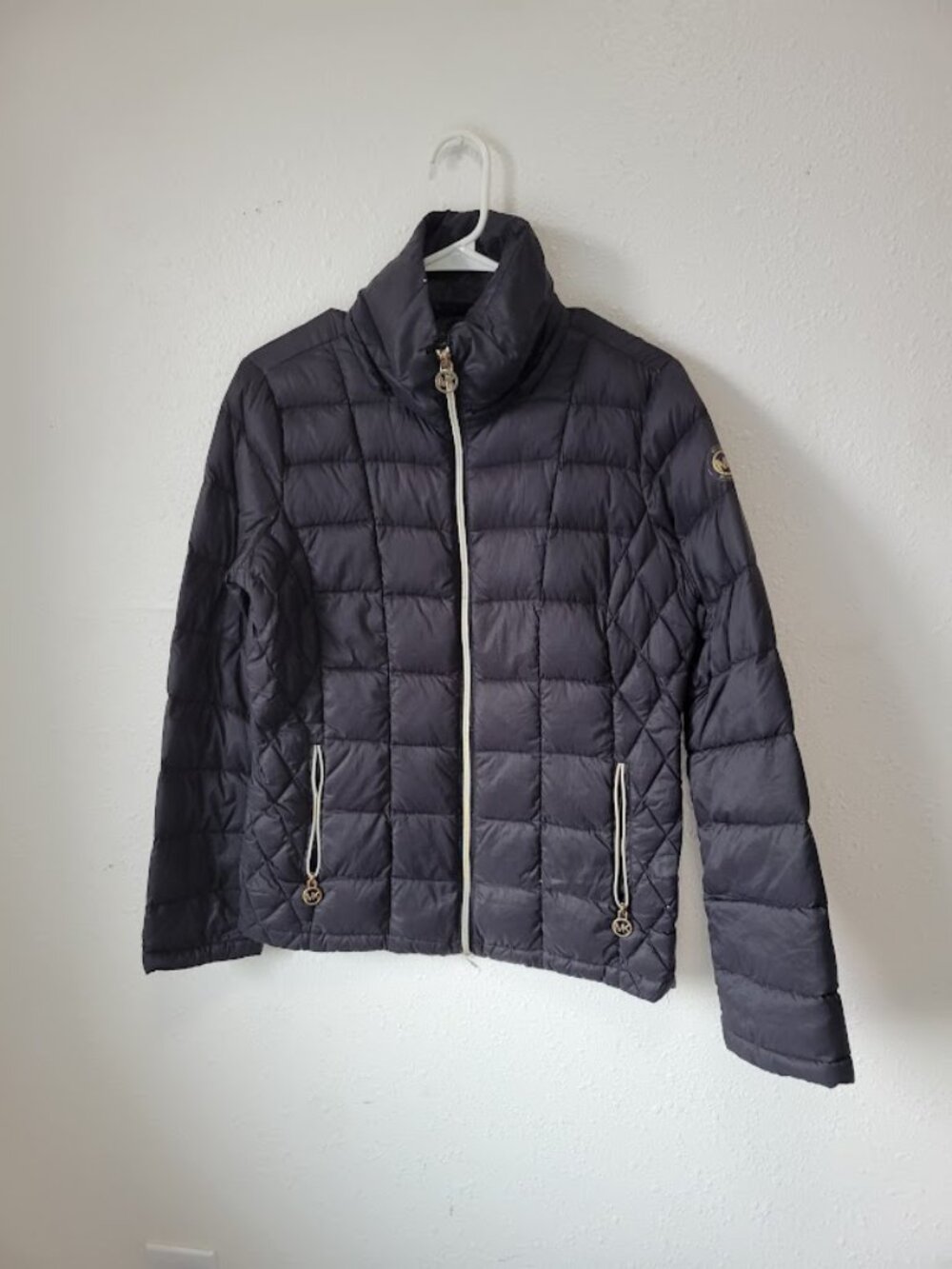 Michael Kors Women's Black Packable Puffer Jacket Size Small